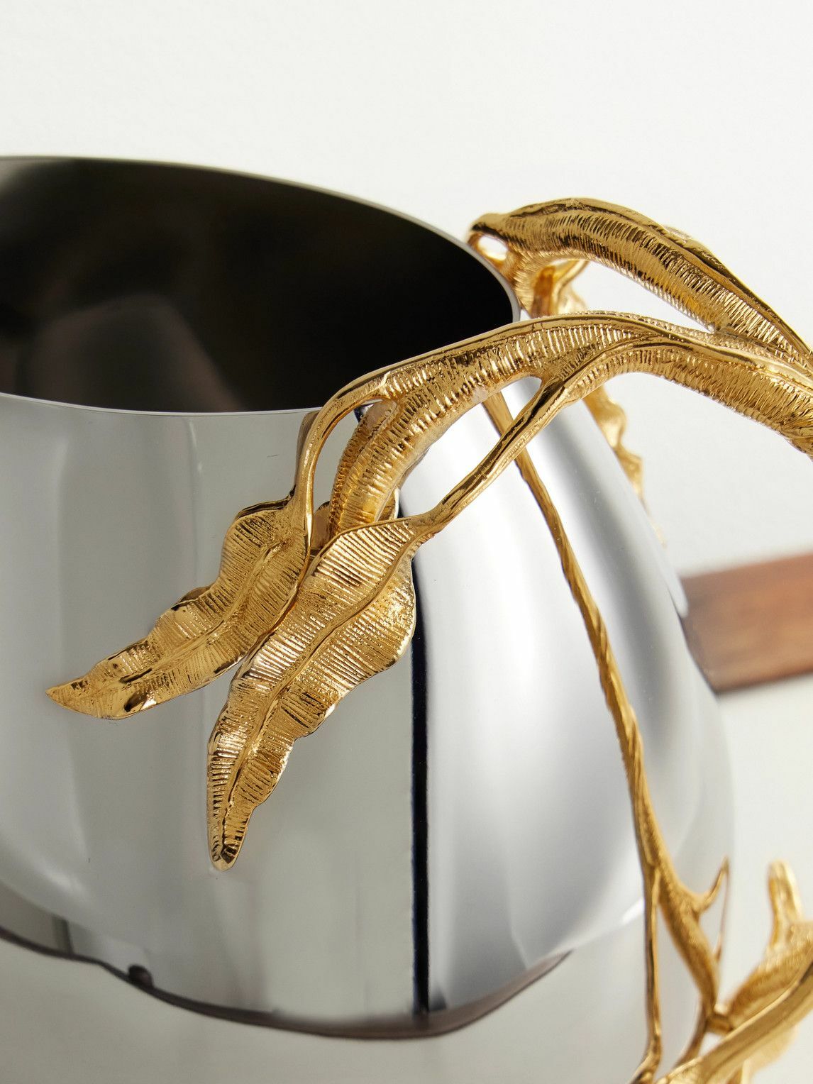 L'Objet - Fern Stainless Steel and Gold-Plated Pitcher