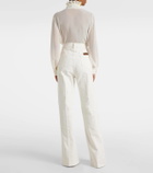 Tom Ford Mid-rise wide-leg jeans