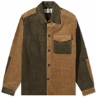 Oliver Spencer Men's Killard Cord Overshirt Jacket in Multi