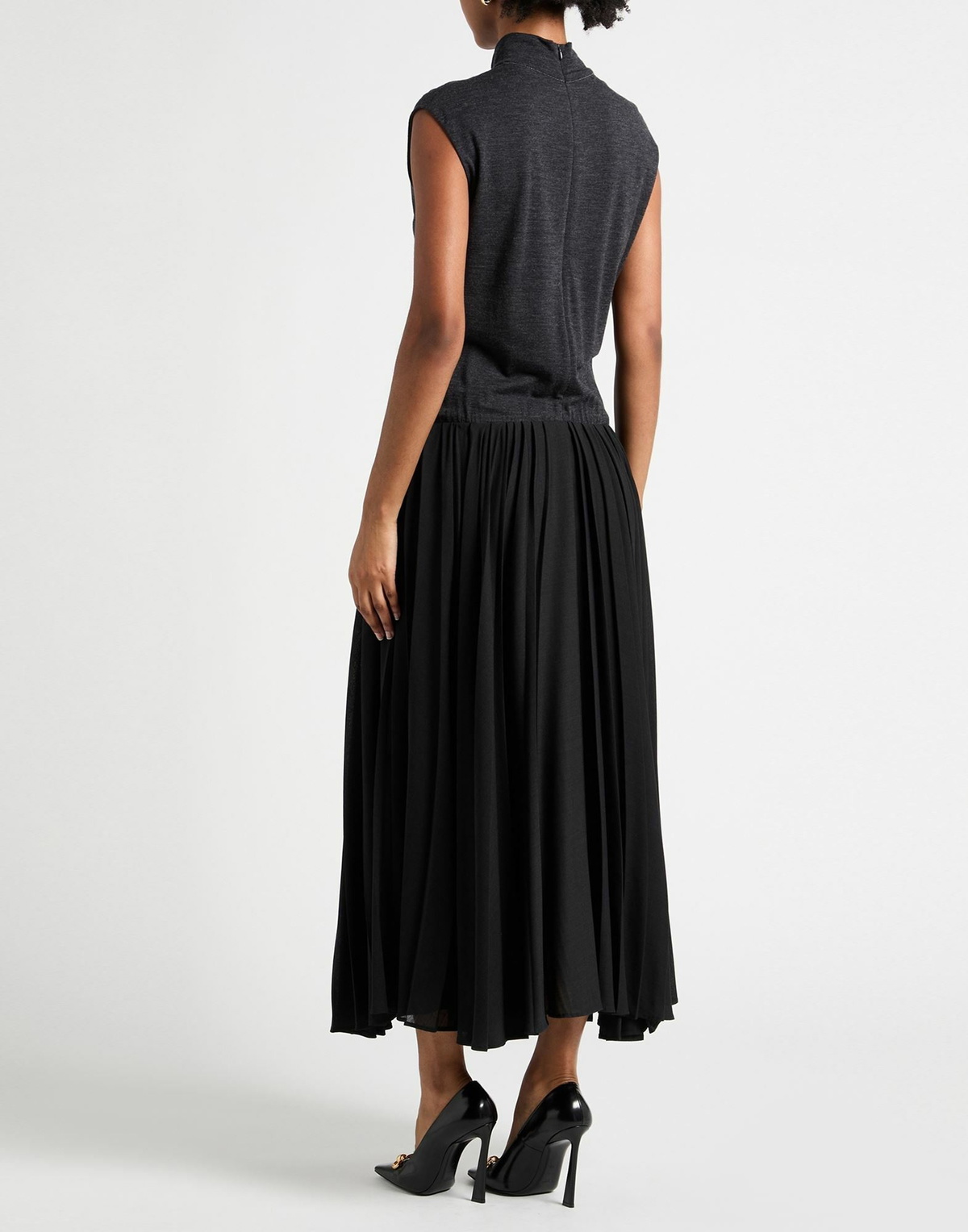 Brunello Cucinelli Womens Maxi dress Charcoal