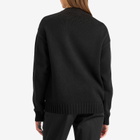 DONNI. Women's Cotton Cashmere Jumper in Jet