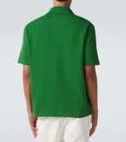 Loewe Logo embroidered cotton polo shirt