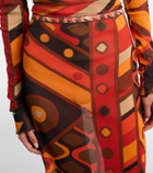 Pucci Vivara tulle maxi skirt