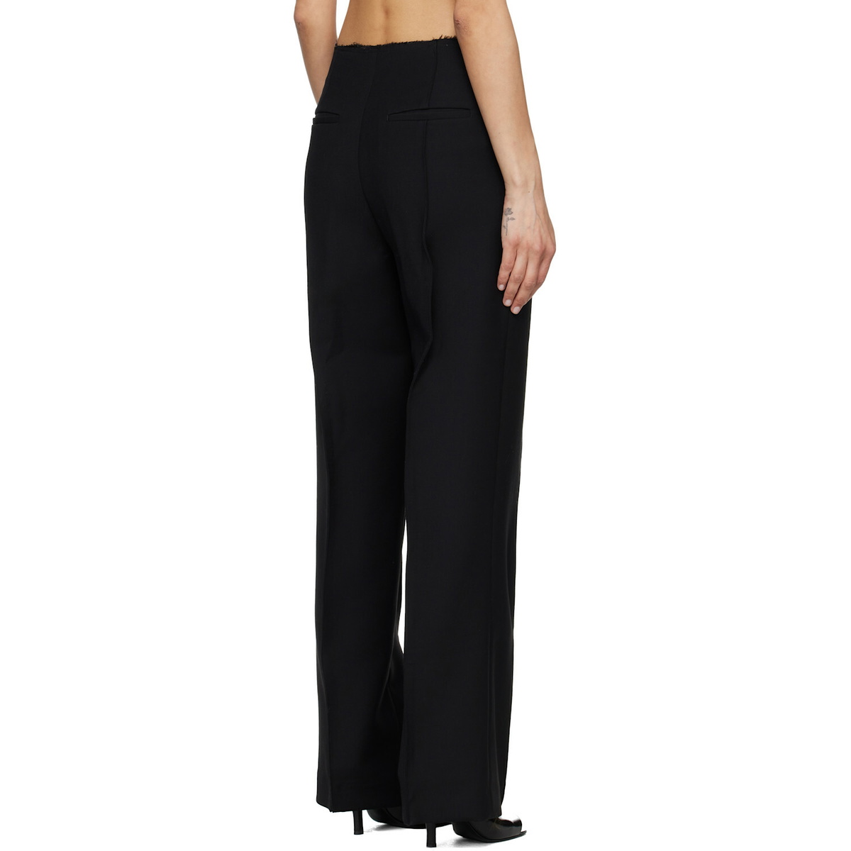 Entire Studios Black Zerobound Trousers