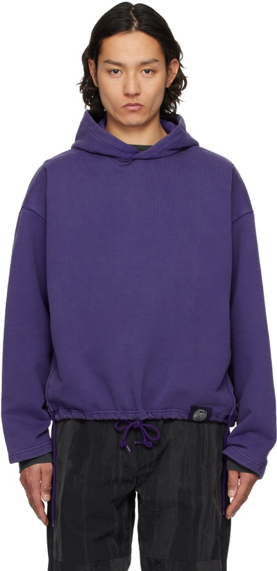Photo: Solid Homme Purple Triple String Hoodie