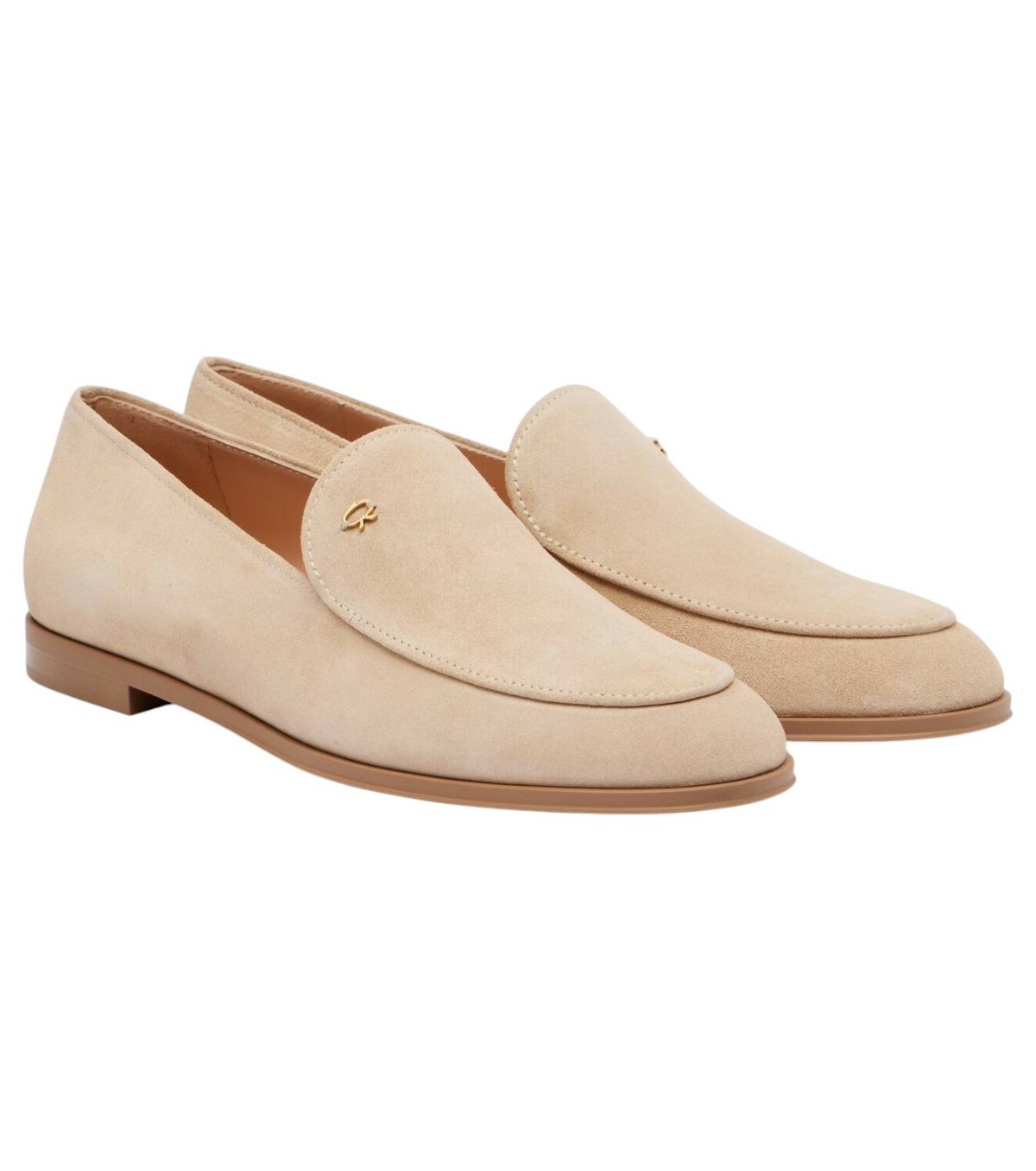Gianvito Rossi Giorgia suede penny loafers Gianvito Rossi