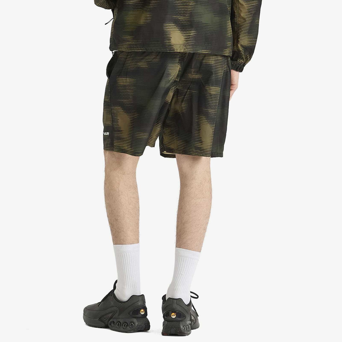 F.C. Real Bristol Men's Speed Camo Easy Shorts in Woodland