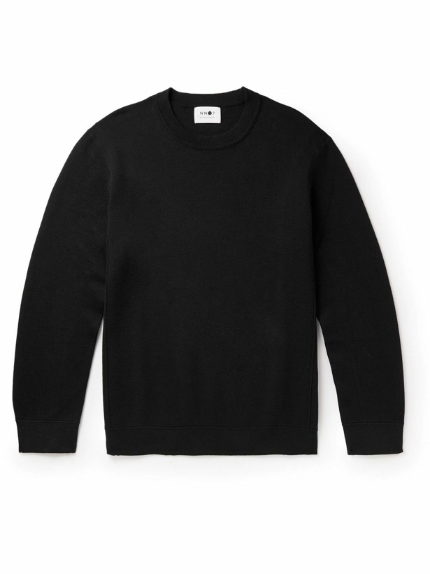 Photo: NN07 - Luis Modal and Cotton-Blend Sweater - Black