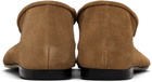 BY FAR Tan Prudence Ballerina Flats