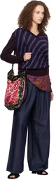 Dries Van Noten Multicolor Small Scarf Tote