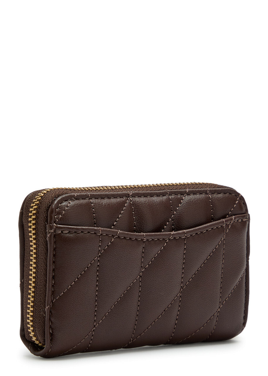 Coach Pillow Quilted Leather Wallet - Brown - One Size