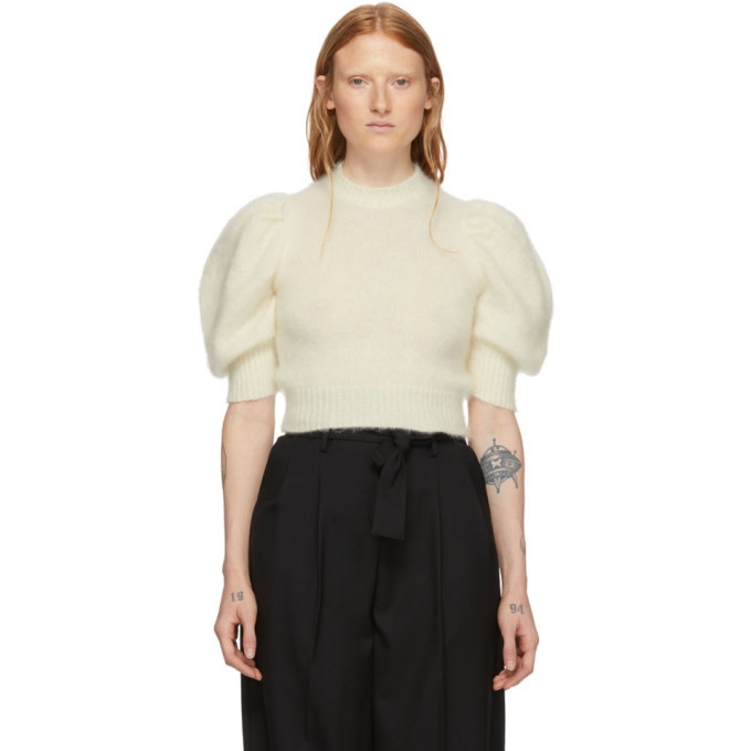 Wandering Off-White Mohair Sweater Wandering