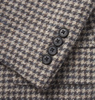 Freemans Sporting Club - Brown Slim-Fit Houndstooth Wool and Silk-Blend Blazer - Brown