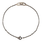 Pearls Before Swine Silver Double Link Bracelet