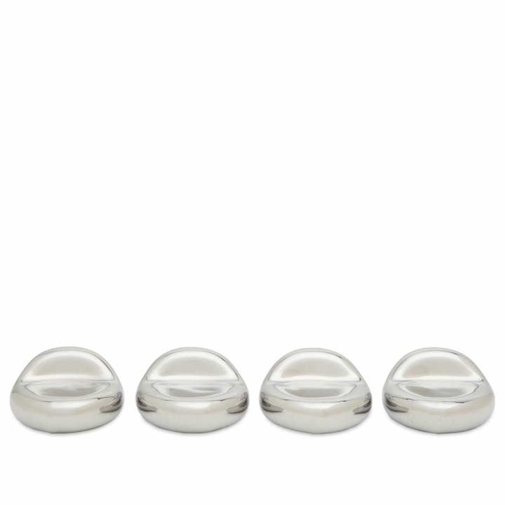 Photo: ferm LIVING Nube Planter Feet - Set of 4 in Silver 