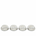 ferm LIVING Nube Planter Feet - Set of 4 in Silver 