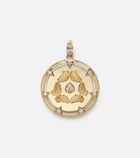 FoundRae Reverie Oversized 18k gold pendant with diamonds