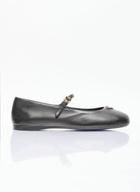 Prada Nappa Leather Ballerina Flats