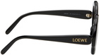 LOEWE Black Round Slim Sunglasses