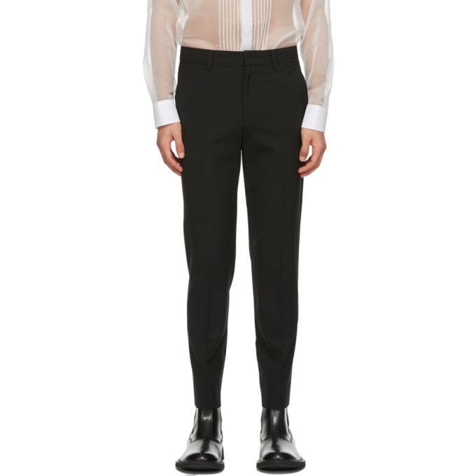 Photo: System Black Wool Tailored Trousers