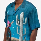 Endless Joy Men's Haunted By An Owl Vacation Shirt in Multi