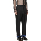 Sulvam Black Layered Trousers