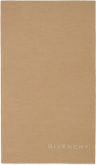 Givenchy Beige 'Givenchy' Woven Scarf