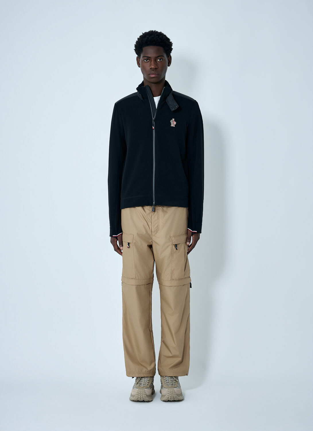 Moncler Grenoble Logo Patch Zip-Up Jacket