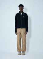 Moncler Grenoble Logo Patch Zip-Up Jacket