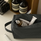 HAY Grid Wash Bag - Medium in Dark Blue 