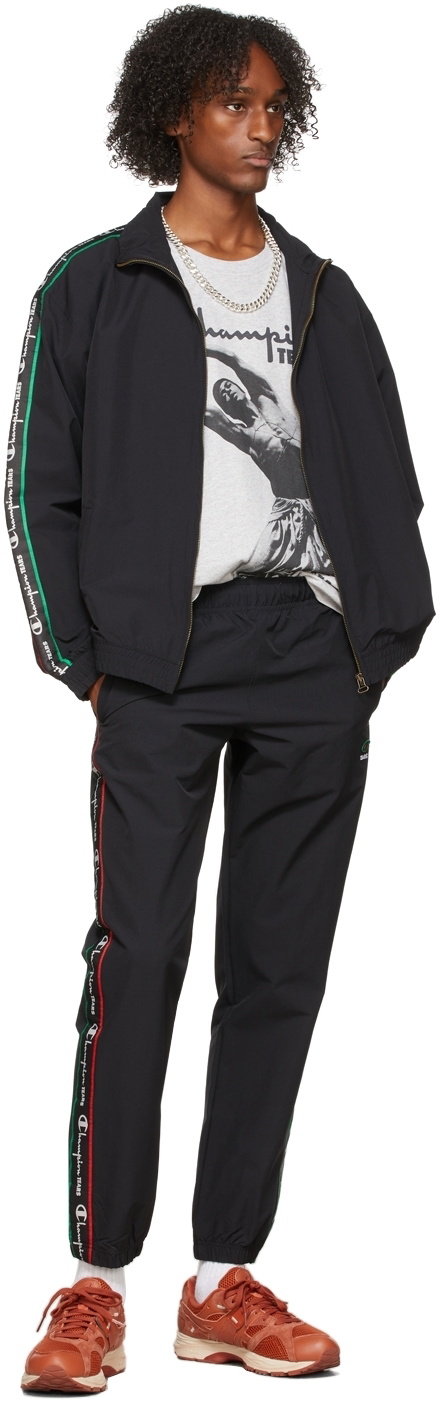 Denim Tears Black Champion Edition Lounge Pants