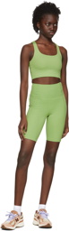 Girlfriend Collective Green Recycled Polyester Sport Shorts