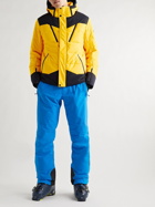 Colmar - Chamonix Two-Tone Quilted Hooded Down Ski Jacket - Yellow