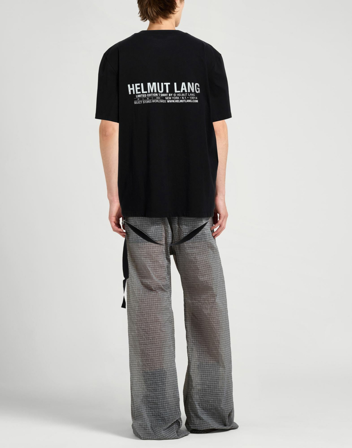 Helmut Lang Mens T-shirt in Black