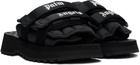 Palm Angels Black Suicoke Edition Moto-P Sandals