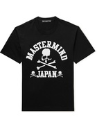 Mastermind World - Logo-Print Cotton-Jersey T-Shirt - Black