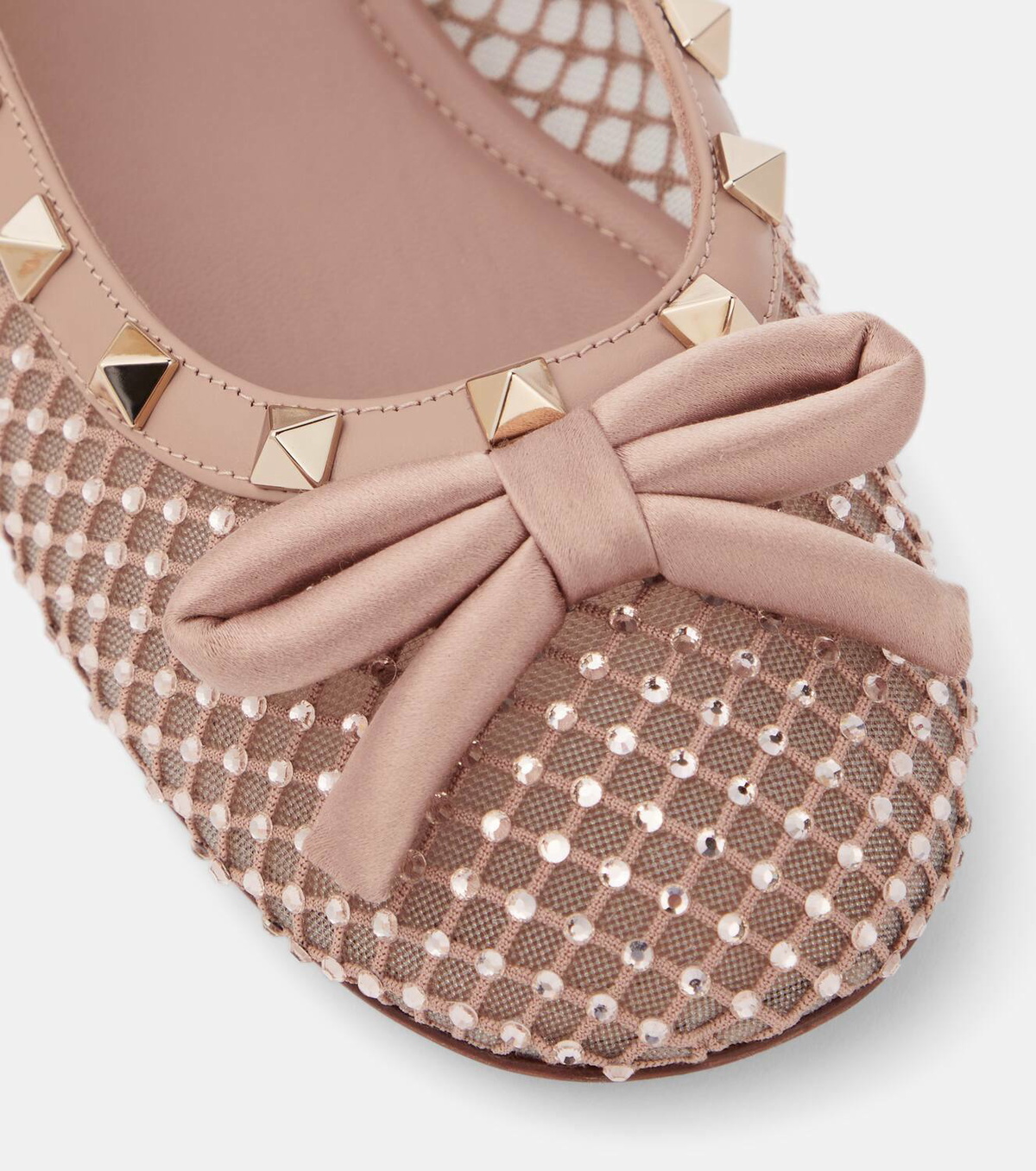 フラットシューズ VALENTINO Woman Ballet flats Multicolor 7W2S0MR8ESS BNB Valentino Garavani Patent Rockstud Ballet Flats | Saks Fifth
