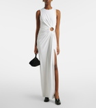 Sportmax Saletta cutout crêpe jersey maxi dress