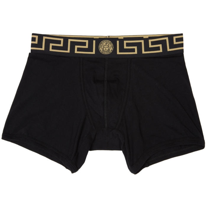 Photo: Versace Underwear Black Medusa Boxer Briefs
