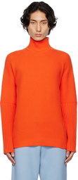 HOMME PLISSÉ ISSEY MIYAKE Orange Rustic Turtleneck