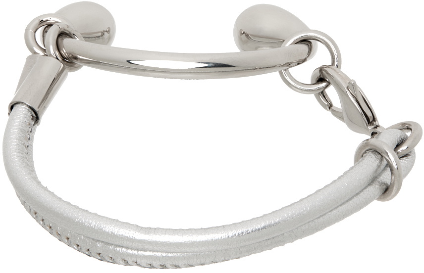 HUGO KREIT Silver Safety Lacet Bracelet