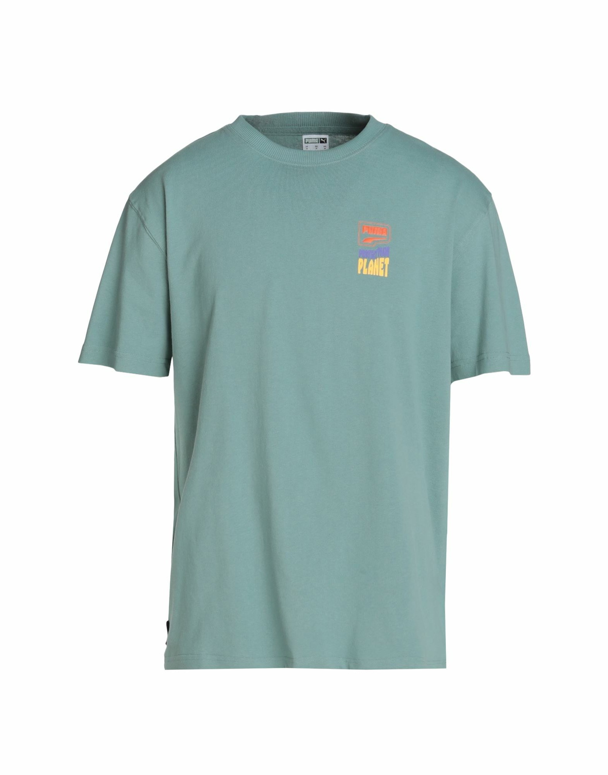 Puma Downtown Graphic Tee Mens T-shirt in Sage green