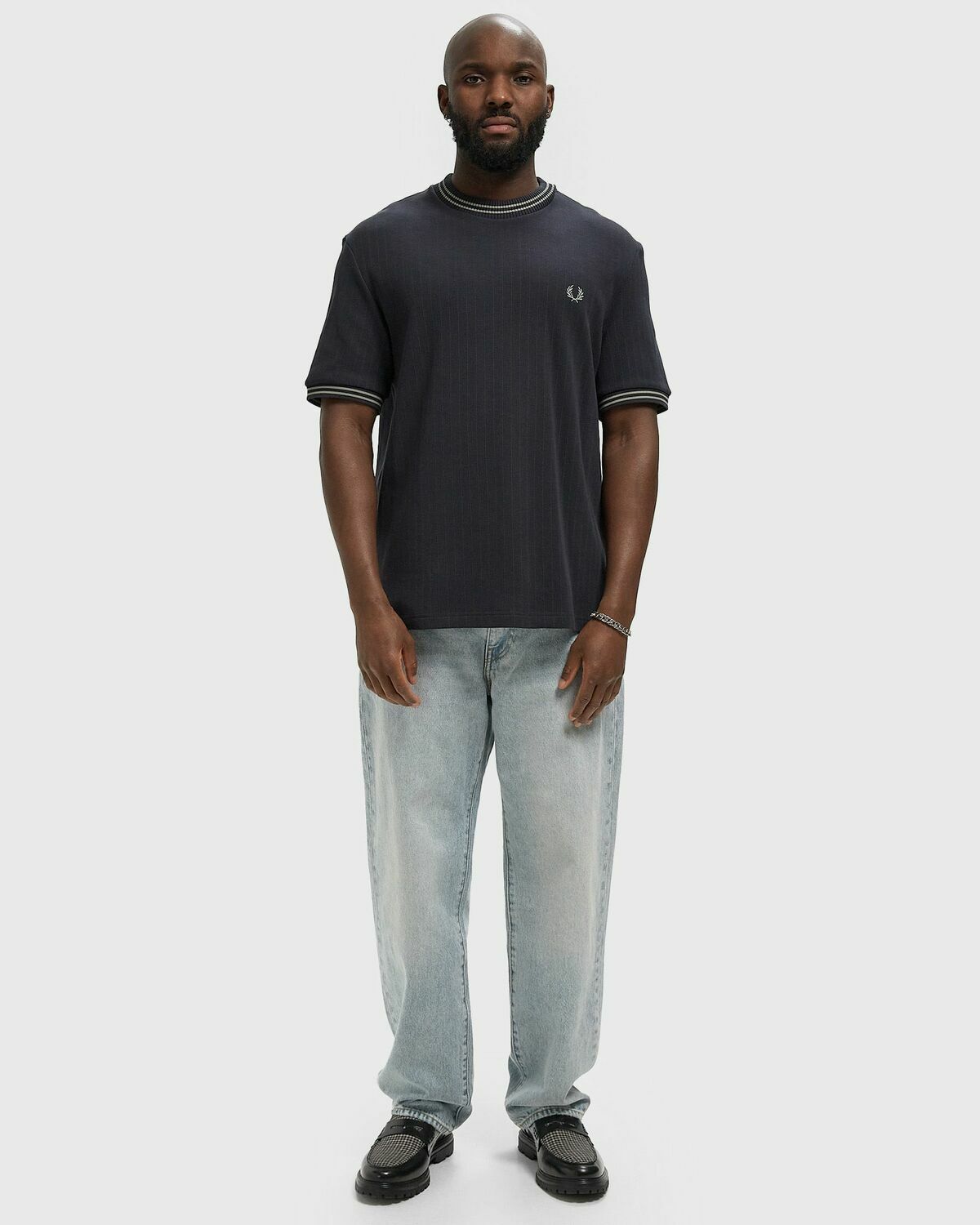RIBBED JERSEY T-SHIRT