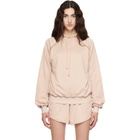 Baserange Pink Fold Hoodie