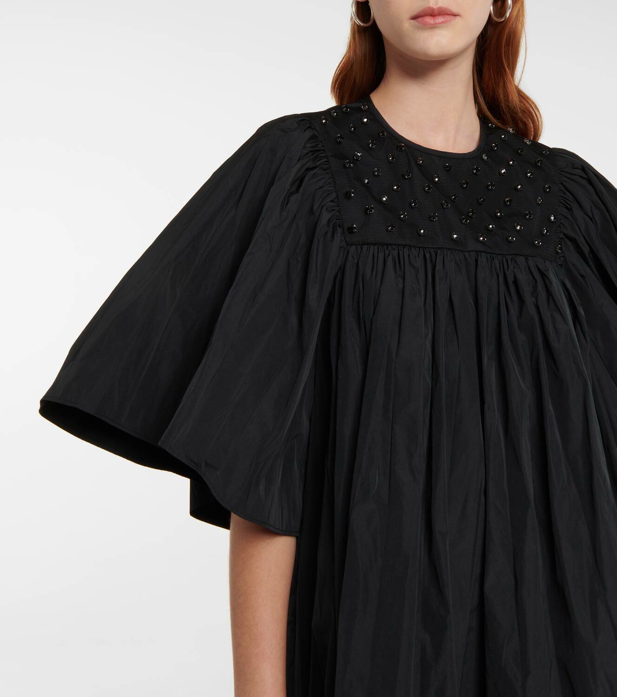 REDValentino Embellished taffeta minidress