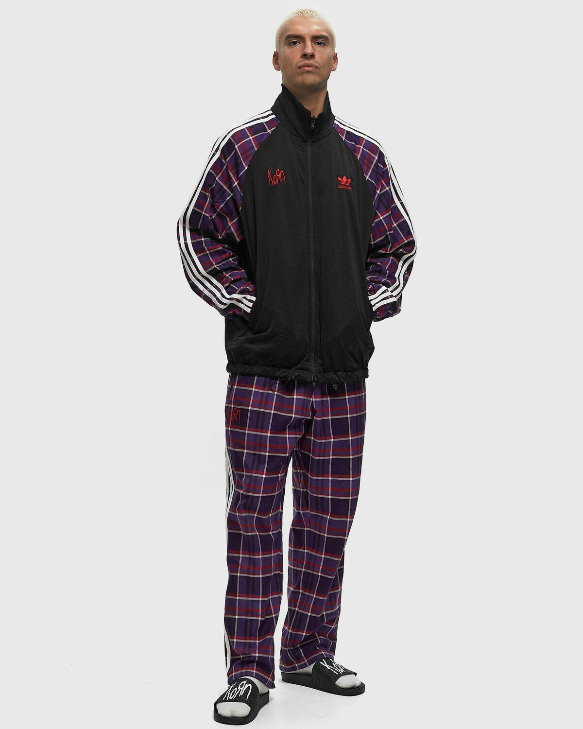 Adidas X Korn Track Top Beige Track Jackets adidas