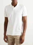 Club Monaco - Johnny Stretch-Cotton Piqué Polo Shirt - White