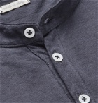 Massimo Alba - Cotton-Jersey Henley T-Shirt - Blue