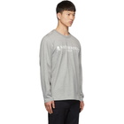 mastermind WORLD Grey Logo Long Sleeve T-Shirt