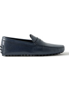 TOD'S - Gommino Full-Grain Leather Driving Shoes - Blue